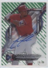 2018 High Tek Pattern 1 Waves/Diagonals Green 70/99 Aaron Altherr Auto 0t3l