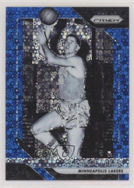 2018-19 Panini Prizm Fast Break Blue Prizm 71/175 George Mikan #285 HOF