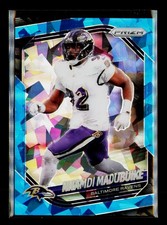 2025 Panini Prizm #22 Nnamdi Madubuike Blue Ice #/99
