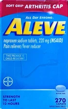 ALEVE Soft  GRIP ARTHRITIS CAP, 270 Caplets 