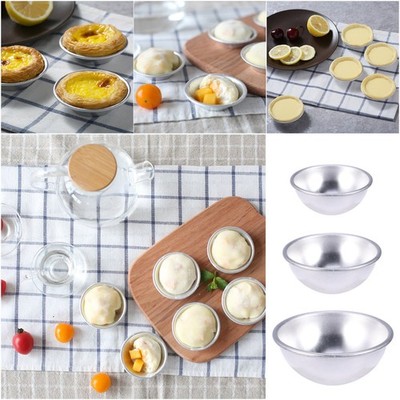  6 stücke Puddingform Halbkreis Backform Diy Herstellung für Schokolade Dessert