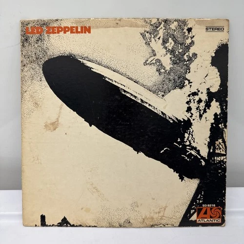 Led Zeppelin (1969 1st Album) Atlantic Stereo SD 8216  Vinyl Record LP