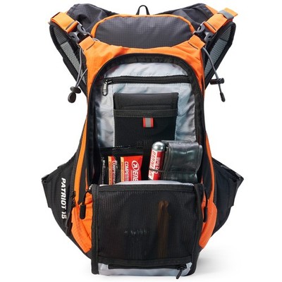 USWE Patriot 15L Hydration Pack - Orange/Black - Backpacks - 2150715