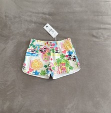 NWT Lilly Pulitzer Girls Kylar Shorts Multi Disney Size Small