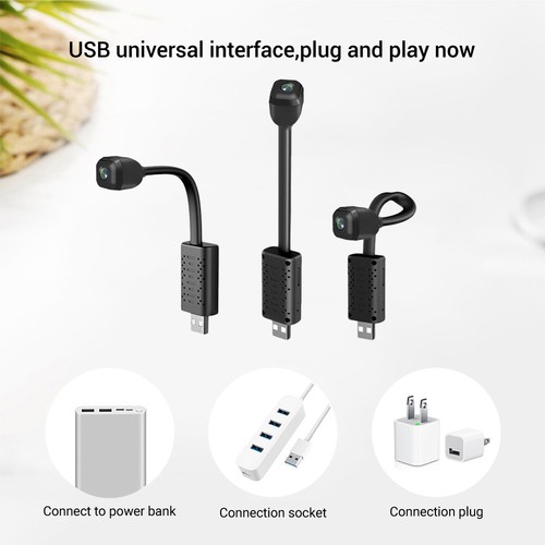 Mini Telecamera HD 1080P Wireless WiFi Telecamera Micro Casa Visione Notturna USB - Foto 10 di 23