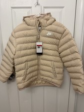 Nike Big kids Loose Hooded Puffer Jacket Size L New