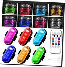 Wireless LED Lights for Car, Wireless Rock Lights with 8 Colors 10 Modes,Led
