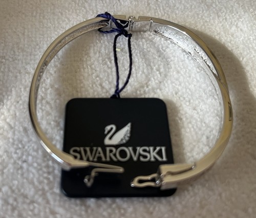 Women's Swarovski Edith Clear Crystal Bangle Style 1808935 - Picture 11 of 12