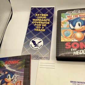 Sega Genesis Model 1 Console Sonic The Hedgehog Bundle System Inserts ONLY!