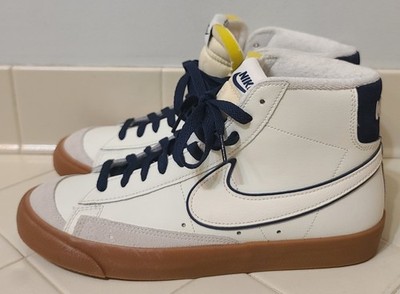 Nike Blazer Mid 77 PRM Sail Navy Gum Men's Size 10