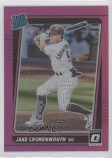 2021 Panini Donruss Optic Rated Rookie Pink Prizm Jake Cronenworth #62 3he