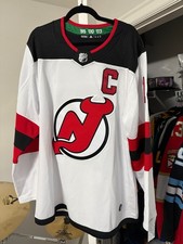 NJ Devils Hischier authentic adidas jersey 54