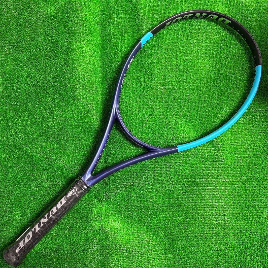 DUNLOP FX500 Tennis Racket 100in 300g G2 Violet/Neon Blue | eBay