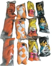 1990s Kellogg’s Sesame Street Mini Beans Plush Toy Lot of 4x - Big Bird, etc