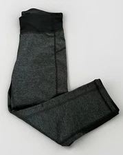 XERSION ESSENTIAL Women's Fitted Charcoal Gray / Black Running Capris Sz.S NWOT