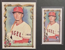 2023 ALLEN AND GINTER 2 CARD ZACH NETO ROOKIE LOT #194 BASE AND MINI