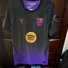 Nike FC Barcelona Kobe Bryant Men's Match/Authentic Jersey Black/Purple S