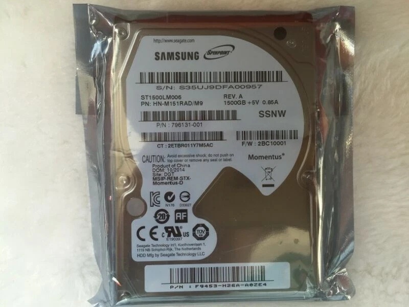 For Samsung 1.5TB ST1500LM006 SATA3 2.5" 32MB 6Gb/s 1500GB Laptop Hard Drive - Image 2 of 3