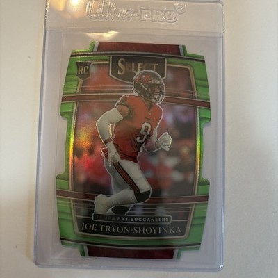2021 Select Neon Green Die Cut Joe Tryon-Shoyinka RC /349 Tampa Bay Buccaneers