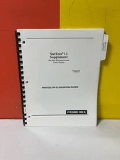 KLA Tencor Prometrix 04-0214-01 A StatTrax 7.1 System User's Guides Supplement