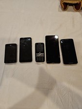 5 Different mobile phones for parts 