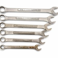 Craftsman Vintage Usa Forged 7piece Sae Wrench Set 12 To 78 Inch Craftsman Vintage Usa Forged 7piece Sae Wrench Set 12 To 78 Inch