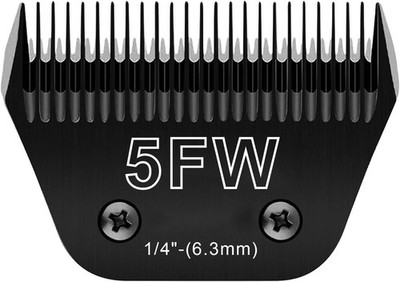 5FW Wide Blades for Dog Grooming Blades Compatible with Andis Dog Clippers Blade