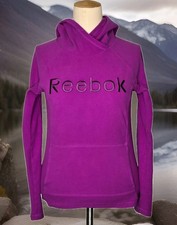 Reebok Fuchsia/Pink Pullover Hoodie With Peek A Boo Thumb SZ XSM