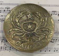 Antique French Max Le Verrier Bronze Tray Cancer c1940
