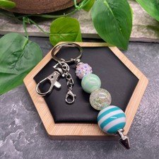 4.5  Stainless Steel Candy Bubblegum Bead Keychain Purse Backpack New C1066