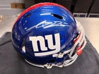 Jaxson Dart signed NY Giants authentic Helmet with awesome red visor