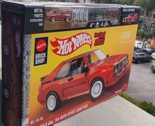 Mattel Brick Shop Hot Wheels 84 Audi Sport Qu...