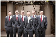 Grau Herren Neu Smoking Abschlussball Arbeitskleidung Anzüge Maßgeschneidert