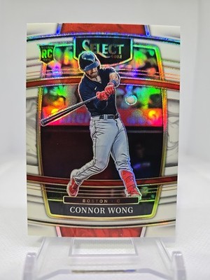 2022 Select Conner Wong RC 17/50 White Prizm #19 Boston Red Sox 