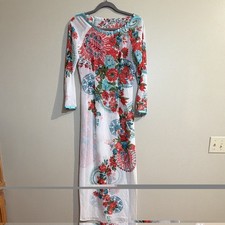 Handmade Vietnamese ao Dai Chest 88cm, waist 70cm side zip
