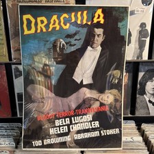 BELA LUGOSI'S DRACULA Poster Vintage Horror 1976 Authentic Tod Browning 70s