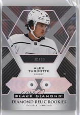 2021 Upper Deck Black Diamond Relic Rookie Gems Double 78/99 Alex Turcotte 0ic0