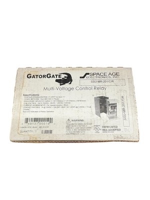 GatorGate SSU-MR-201/C/R Multi-Voltage Control Relay FREE SHIPPING 