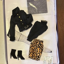 Tonner Tyler Wentworth Fashion Doll Outfit Black Leopard 00sp04 Coat Skirt Shoes