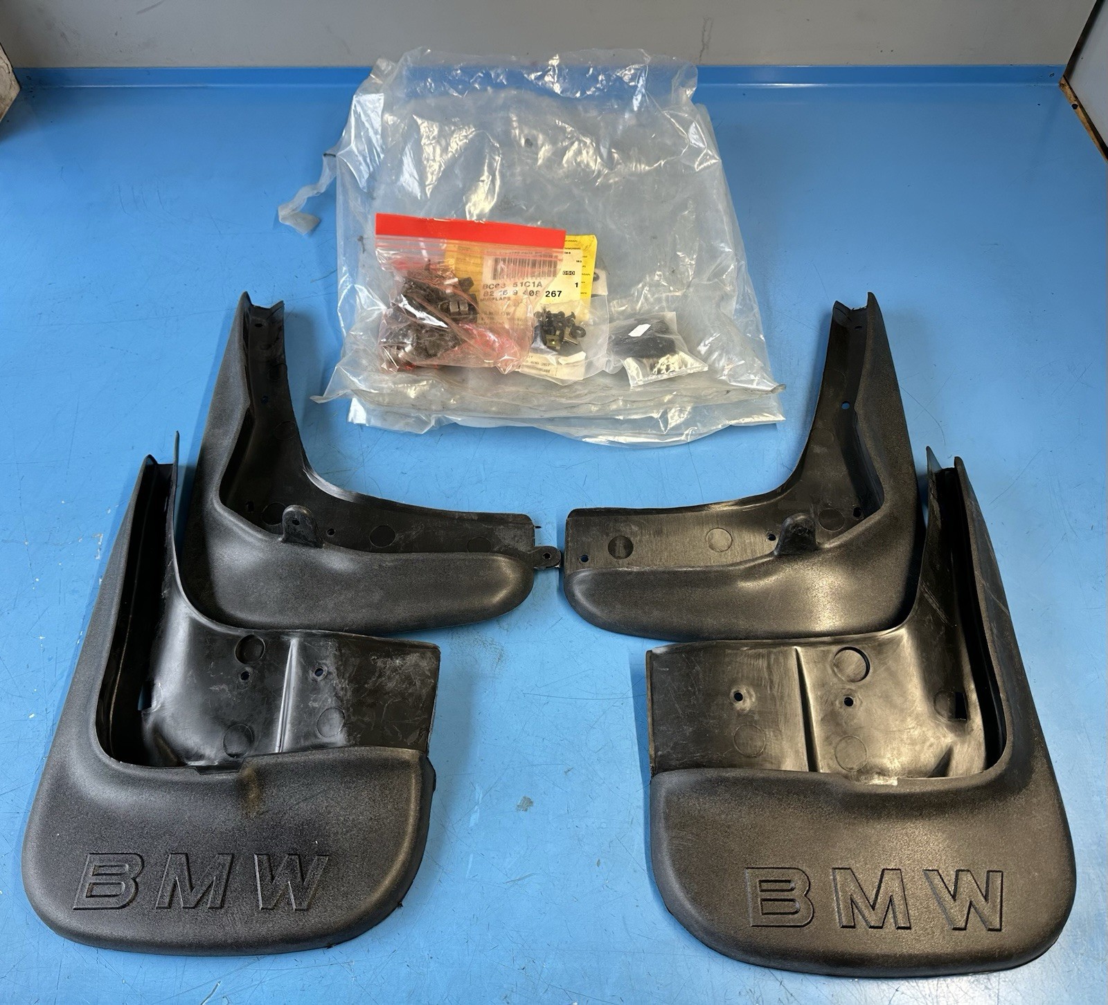 Genuine Alpina B10 3.3 (BMW E39) Front & Rear Mud-Flaps - Brand New