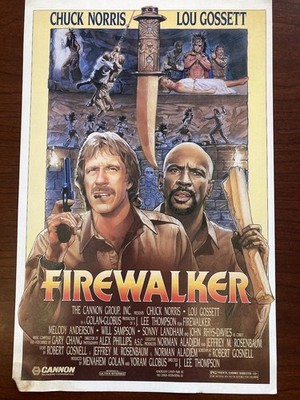 New Mini Movie Firewalker Chuck Norris  Gift For Fans Poster OP476