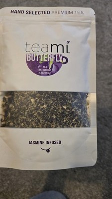 Teami Blends Teami Butterfly Tea Jasmine Infused Herbal Tea 2.3 oz*NEW/SEALED*