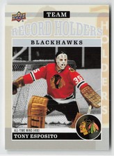 2025-26 Chicago Blackhawks Centennial Team Record Holders Tony Esposito #178