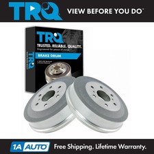 Trq Brake Drum Lh Rh Rear 2pc Set Fits 2009-13 Chevrolet Silverado 1500 Trq Brake Drum Lh Rh Rear 2pc Set Fits 2009-13 Chevrolet Silverado 1500