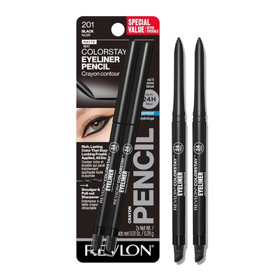 ColorStay Pencil Waterproof Eyeliner, Smudge-Proof, Eye Makeup with Built-In Sha