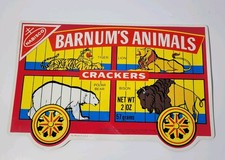 Vintage Rare BARNUM'S ANIMAL CRACKERS Childs Tablemat MADE IN USA
