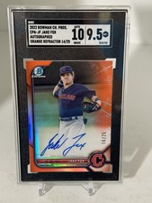 2022 Bowman Chrome Jake Fox Orange Refractor /25 Rookie Auto  SGC 10