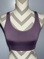 Patagonia, lilac compression sports bra, size medium