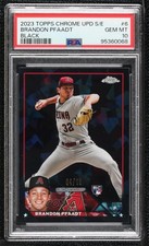 2023 Chrome Update Sapphire Edition Black 4/10 Brandon Pfaadt PSA 10 GEM MT 1b3