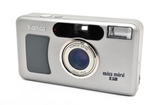  Top MINT KONICA Big Mini F Silver Point  Shoot 35mm Film Camera From JAPAN